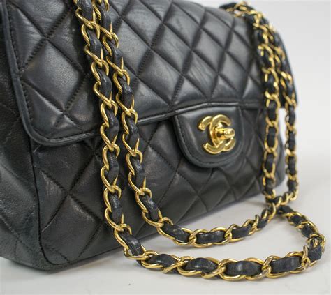 chanel black chain handbag|chanel black bags classic quilted.